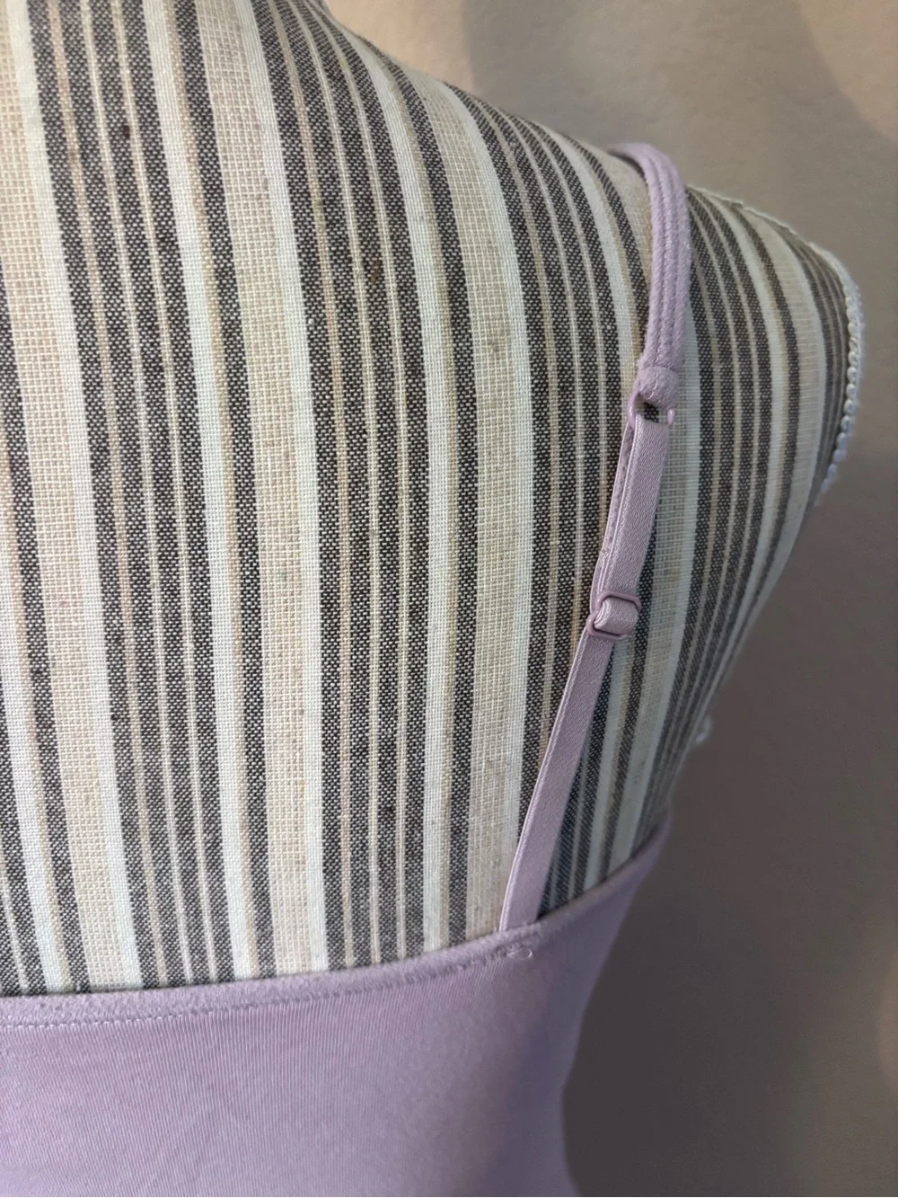 Express Camisole Medium Lilac Purple Adjustable Spaghetti Straps Cotton Stretch